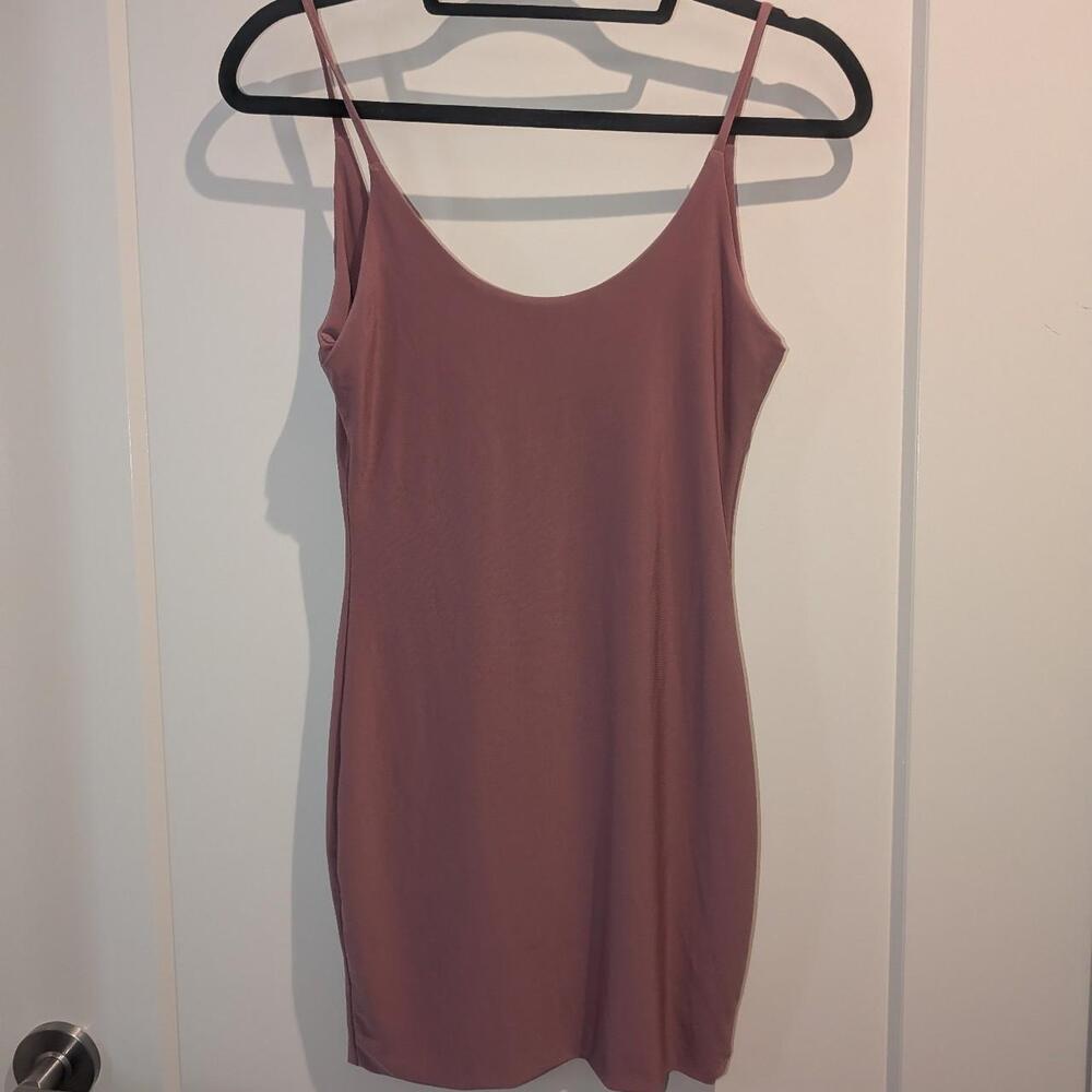 Attached mauve pink/purple mini dress #party #clubwear #feminine